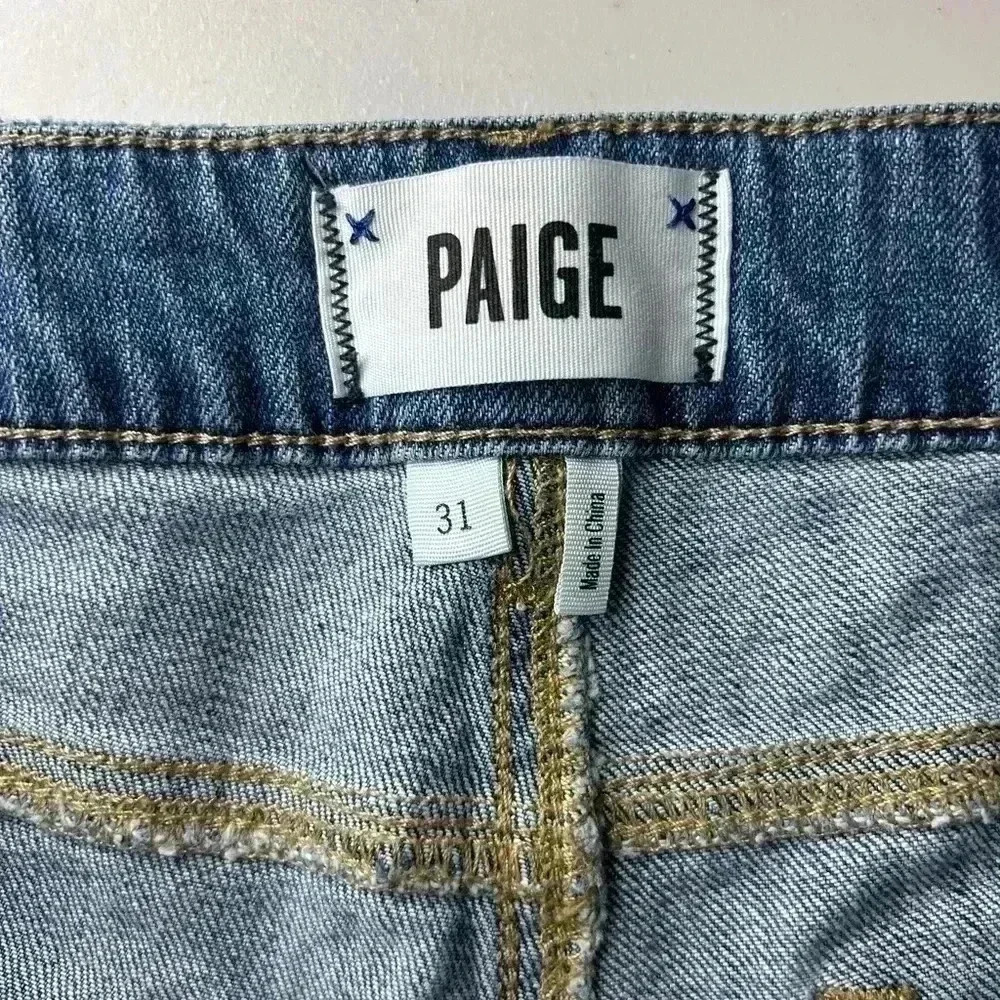 Paige Denim Jimmy Jimmy Rolled Cutt-off Jean Shorts Size‎ 31 - Picture 2 of 5